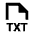 File Txt Icon from Sharp Line - Material Pro Set