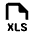 File Xls Icon from Rounded Line - Material Pro Set