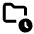 Folder History Icon from Rounded Line - Material Pro Set