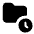 Folder History Fill Icon from Rounded Fill - Material Pro Set
