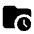 Folder History Fill Icon from Outlined Fill - Material Pro Set