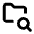 Folder Search Icon from Rounded Line - Material Pro Set