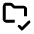 Folder Validated Icon from Rounded Line - Material Pro Set