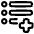 Format List Add Icon from Plump Line Set