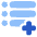 Format List Add Icon from Plump Flat Set
