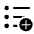 Format List Bulleted Add Icon from Outlined Line - Material Symbols Set