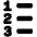 Format List Numbered Icon from Plump Solid Set