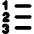 Format List Numbered Icon from Core Solid Set