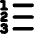 Format List Numbered Icon from Flex Solid Set