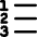 Format List Numbered Icon from Flex Line Set