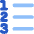 Format List Numbered Icon from Flex Flat Set