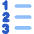 Format List Numbered Icon from Core Flat Set