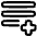 Format Text Block Add Icon from Plump Line Set