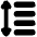 Format Text Line Spacing Icon from Plump Solid Set