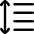 Format Text Line Spacing Icon from Flex Line Set