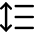 Format Text Line Spacing Icon from Core Line Set