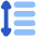 Format Text Line Spacing Icon from Plump Flat Set