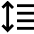 Format Text Line Spacing Icon from Sharp Line Set