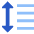 Format Text Line Spacing Icon from Sharp Flat Set