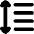 Format Text Line Spacing Icon from Flex Solid Set