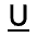 Format Underlined Fill Icon from Sharp Fill - Material Symbols Set