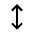 Height Icon from Sharp Line - Material Symbols Set
