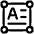 Horizontal Text Box Icon from Plump Line Set