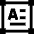 Horizontal Text Box Icon from Sharp Line Set
