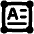 Horizontal Text Box Icon from Plump Solid Set