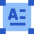 Horizontal Text Box Icon from Sharp Flat Set
