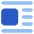 Insert Center Left 1 Icon from Core Flat Set
