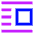 Insert Center Right 1 Icon from Sharp Neon Set
