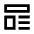 Insert Top And Left Icon from Outlined Line - Material Pro Set