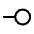 Line End Circle Icon from Rounded Line - Material Symbols Set