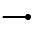 Line End Fill Icon from Sharp Fill - Material Symbols Set