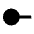 Line Start Circle Fill Icon from Sharp Fill - Material Pro Set