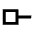 Line Start Square Icon from Sharp Line - Material Pro Set