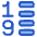 List 1 To 9 Icon from Plump Duo Set