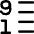 List 9 To 1 Icon from Flex Line Set