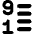 List 9 To 1 Icon from Core Remix Set