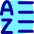 List A To Z Icon from Flex Pop Set