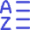 List A To Z Icon from Flex Duo Set