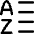 List A To Z Icon from Flex Line Set