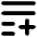 List Add Icon from Core Solid Set