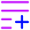 List Add Icon from Core Neon Set