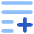 List Add Icon from Core Flat Set