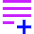 List Add Icon from Sharp Neon Set