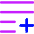 List Add Icon from Flex Neon Set