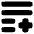 List Add Icon from Plump Solid Set