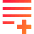 List Add Icon from Sharp Gradient Set